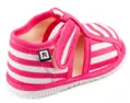 RAK - Papučky s uzatvorenou špičkou - ružový pásik 