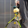 Quokka Plastová fľaša Ice Kids s pútkom Cactus 430 ml
