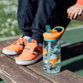 Quokka Plastová fľaša s náustkom Glow Kids Tigers 580 ml
