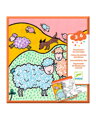 Djeco - Farma: 20 maľovaniek v dávkovacej škatuli 