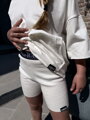 Ribbed Leggings- Vrúbkované legíny s nastaviteľným pásom KRÁTKE