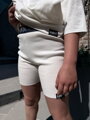 Ribbed Leggings- Vrúbkované legíny s nastaviteľným pásom KRÁTKE