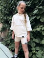 Ribbed Leggings- Vrúbkované legíny s nastaviteľným pásom KRÁTKE