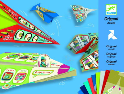 Origami lietadlá (pre chlapcov)