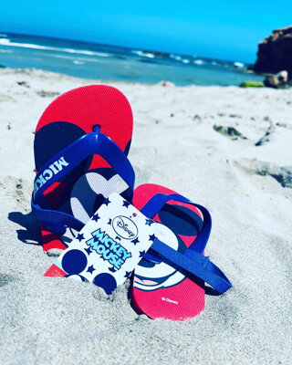 Flip flop MICKEY červené