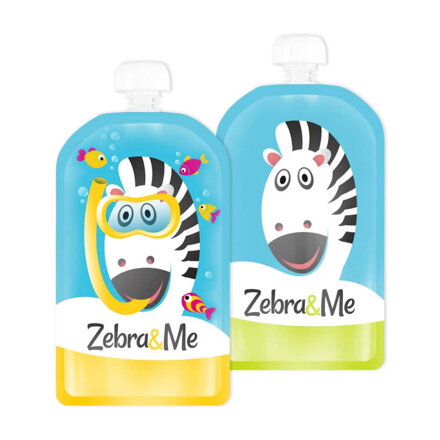 Zebra & Me - Kapsičky na opakované použitie 2ks