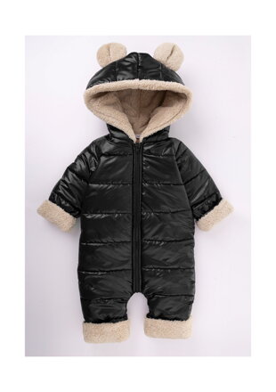 I LOVE MILK - Zateplený overal - čierny