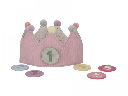 Little Dutch - Narodeninová korunka s číslami Pink