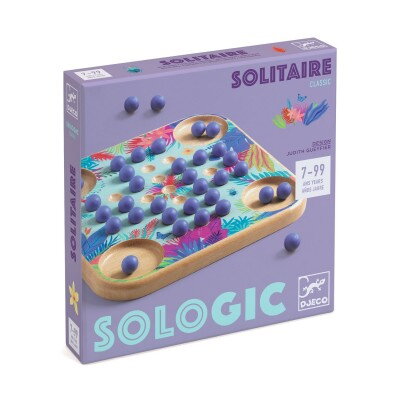 Djeco -  Sologic: Hlavolam SOLITAIRE