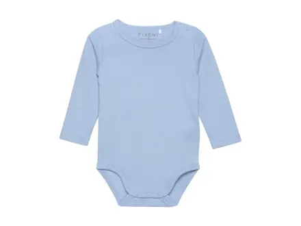 Fixoni - Detské body s dlhým rukávom - svetlomodré