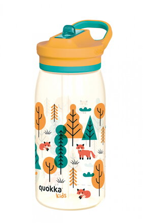 Quokka Plastová fľaša s náustkom Glow Kids Forest 580 ml