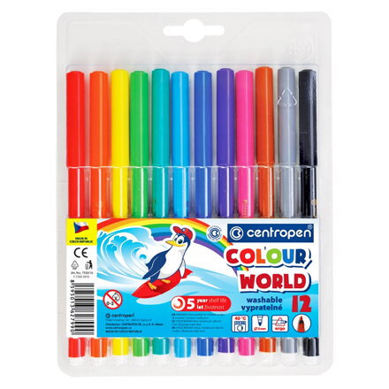 Centropen - Fixy Colour World sada 12ks
