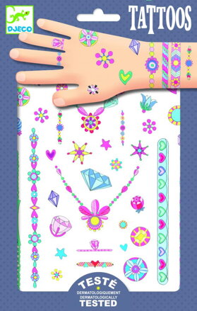 Djeco - Dočasné tetovanie: Šperky Jenni