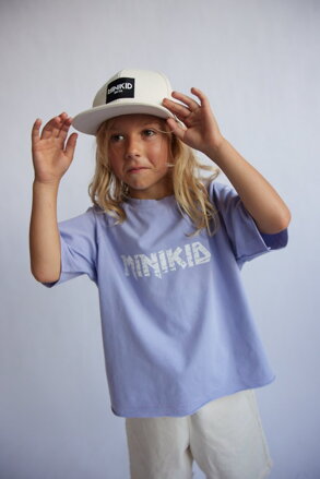 Minikid - Šiltovka JEANS Snapback krémová