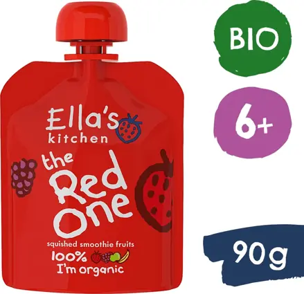 Ella's Kitchen - BIO RED ONE Ovocné pyré s jahodami(90 g)