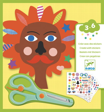 Djeco - Tvoríme so samolepkami: Salón krásy