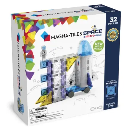 Magna-Tiles: Magnetická stavebnica Space 32 dielov