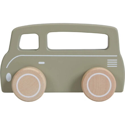 Little Dutch - Autíčko dodávka drevená Olive