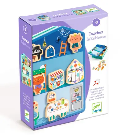 Djeco - Magnetická hračka InZeBox Domček