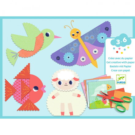 Djeco - Tvoríme s papierom: Kreatívne oblúčiky