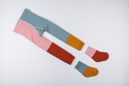 MOE - Detské legíny zateplené 116/122 - rôzne farby