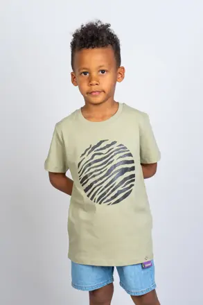 Lemur - Detské Tričko TIGER zelené
