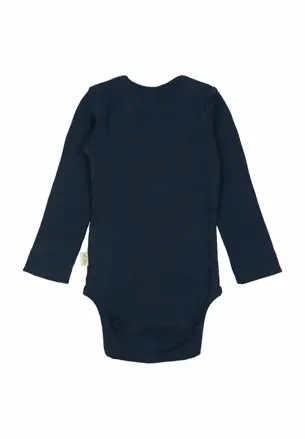 Fixoni - Detské body s dlhým rukávom - tmavomodré