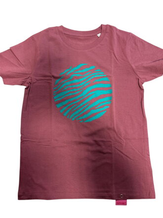 Lemur -Detské Tričko TIGER bordové