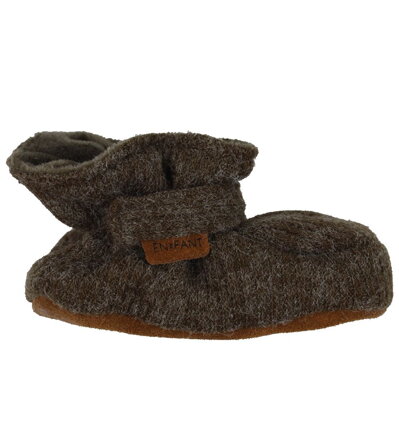 Enfant - detské capačky tmavohnedé v krabičke