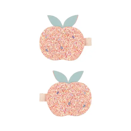Mimi & Lula - Sponky do vlasov Glitter Peach