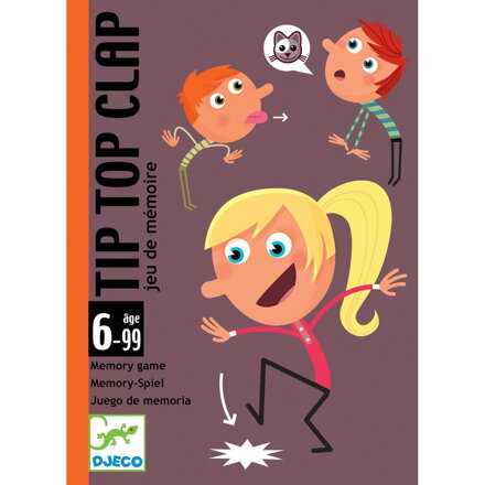 Djeco - Tip top clap: kartová pamäťová hra