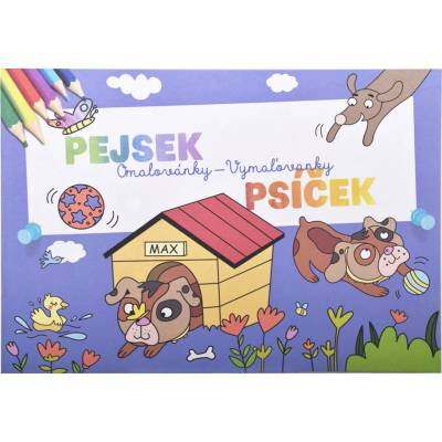 Psíček, vymaľovanka, A5