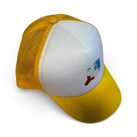 Lamama - Šiltovka žlto-biela Ice cream 2