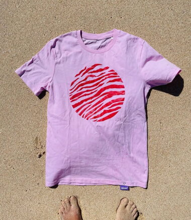 Lemur -Detské Tričko TIGER ružové