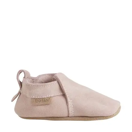 Enfant - Kožené capačky semišové 3-6mesiacov