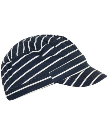 Enfant - Šiltovka worker - tmavomodrá pásikavá