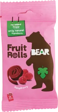 BEAR Fruit Rolls - malina 20g