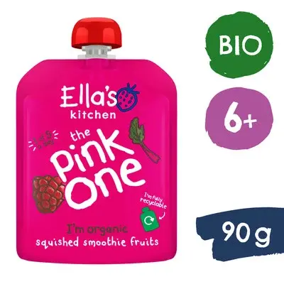 Ella's Kitchen - BIO PINK ONE ovocné smoothie s dračím ovocím (90 g)