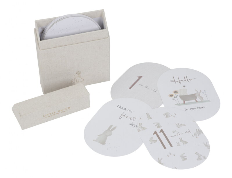 Little Dutch - Mílnikové karty s vekom: Baby Bunny