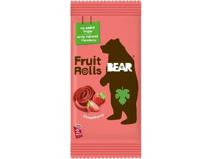 BEAR Fruit Rolls - jahoda 20g