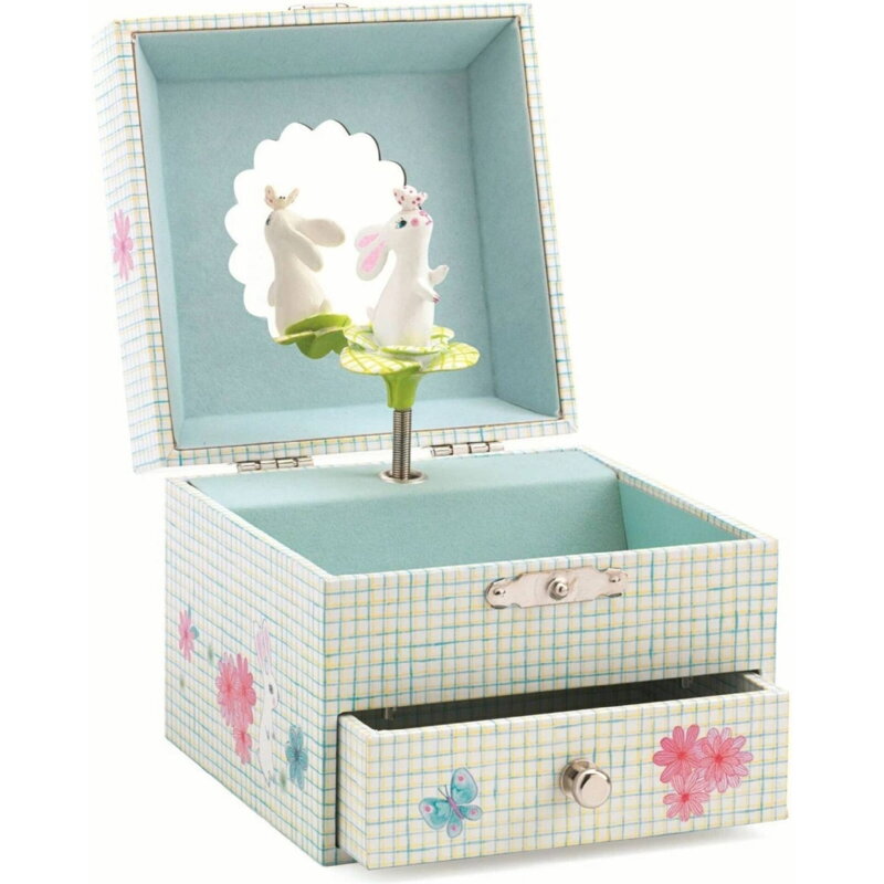 Djeco - hracia skrinka biely zajačik