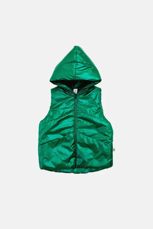 Booso - Detská vesta -  zelená