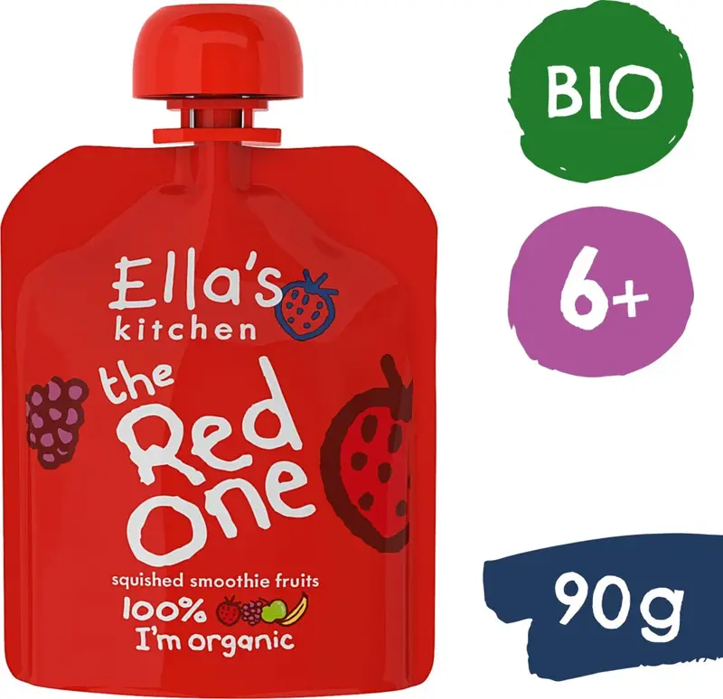 Ella's Kitchen - BIO RED ONE Ovocné pyré s jahodami(90 g)