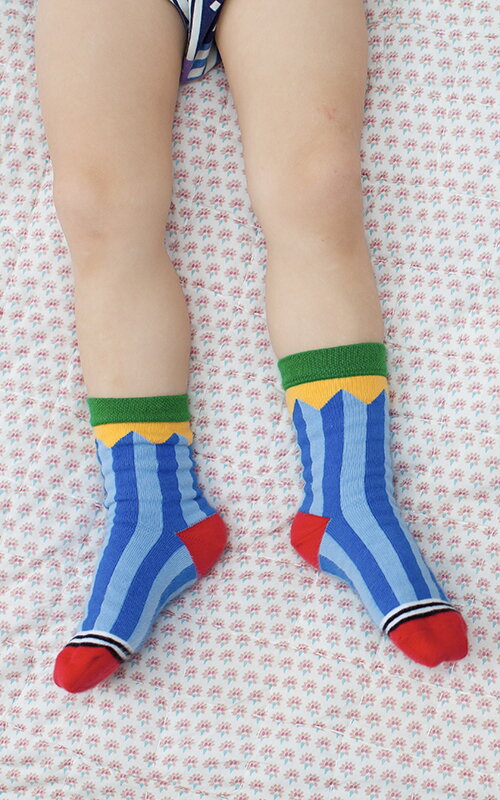 Lamama - Detské ponožky z bio bavlny - pásiky