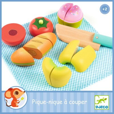Djeco - Piknik: Drevená sada pre rolové hry