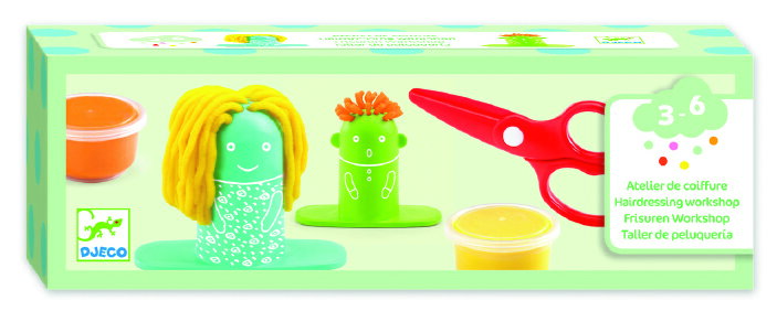 Djeco - Tvorenie z plastelíny: Kadernícky salón