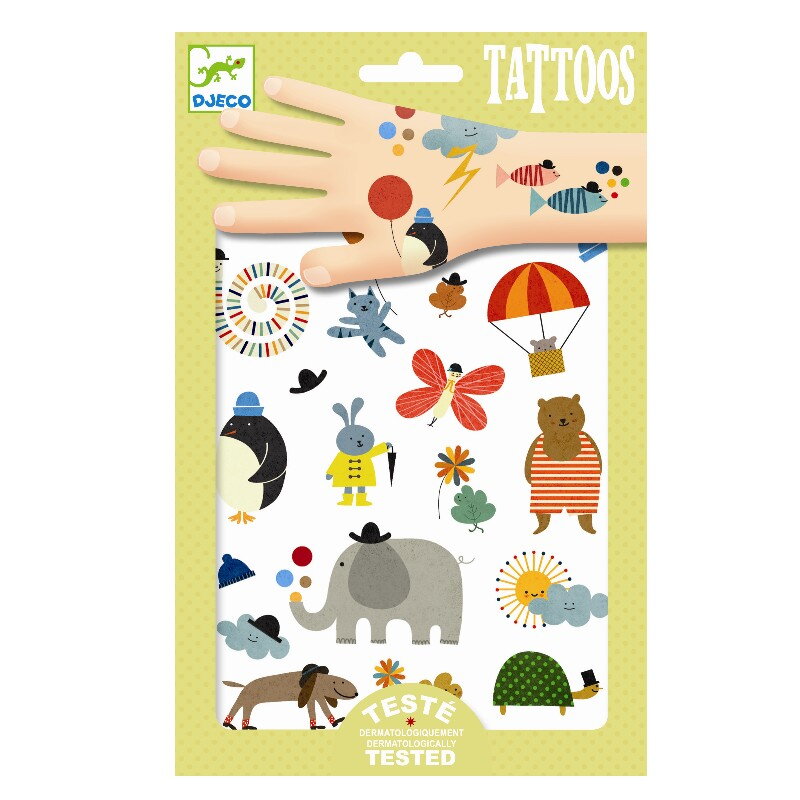 Djeco - Dočasné tetovanie: Milé drobnosti