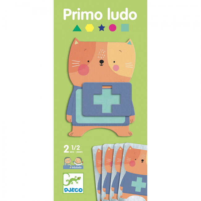 Djeco - Primo Ludo Tvary: rozpoznávanie tvarov