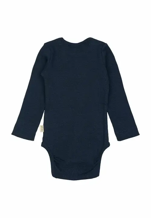 Fixoni - Detské body s dlhým rukávom - tmavomodré