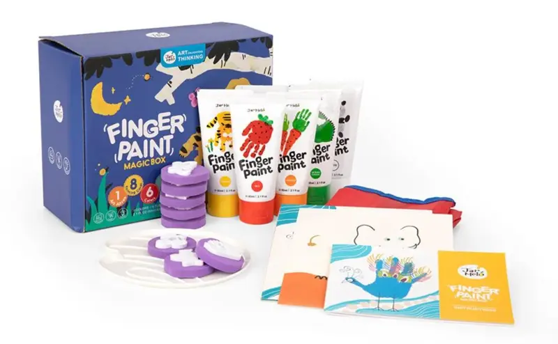 Jarmelo - Set prstových farieb Magic box